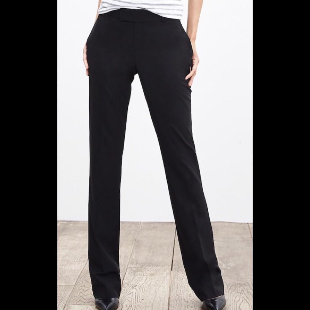 Banana Republic Martin Fit Black Pants